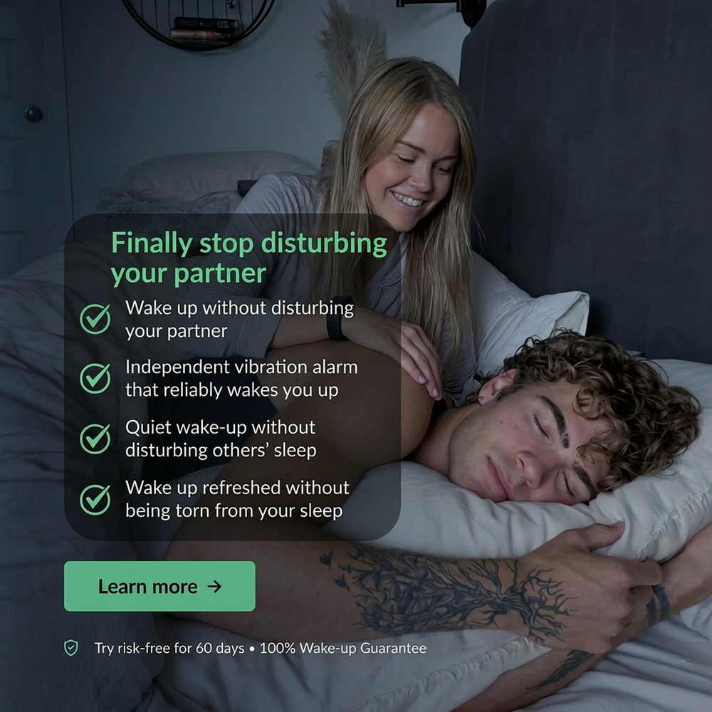 Novia Vibration Alarm Clock - Never oversleep again (Copy)