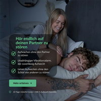 Novia Vibration Alarm Clock - Never oversleep again